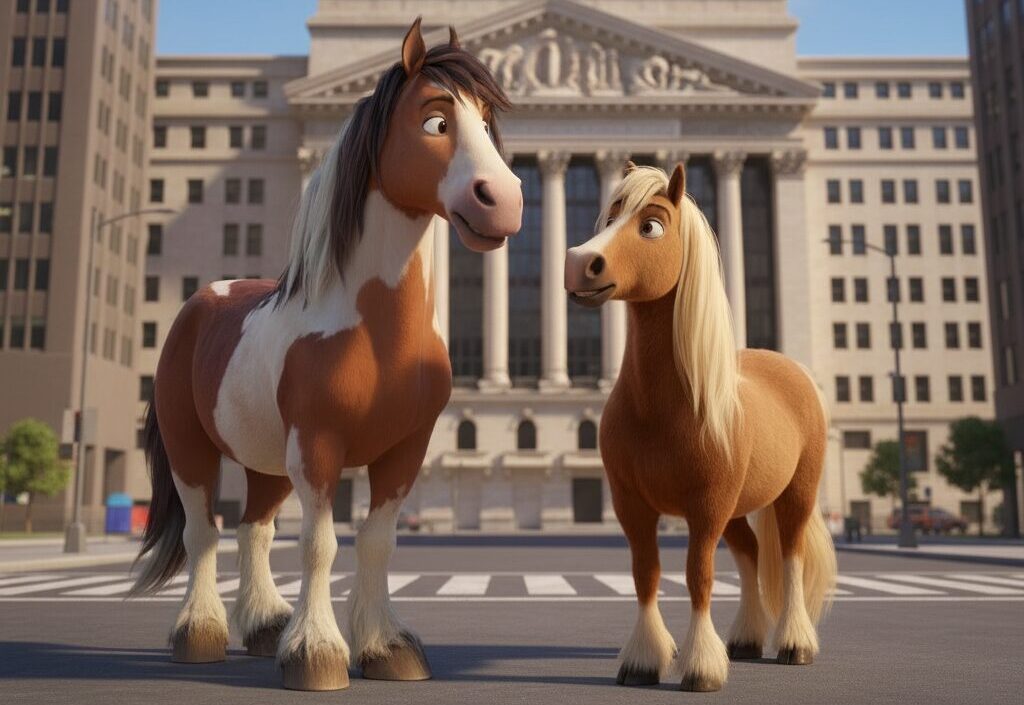 Gallop Corp Bolts as Celebrity Horses Titan and Tweetie Endorse HayCoin