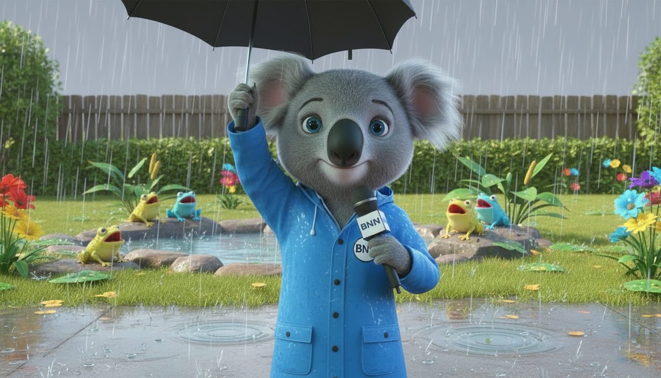 Rain Turns Backyard Into Frog Concert Hall