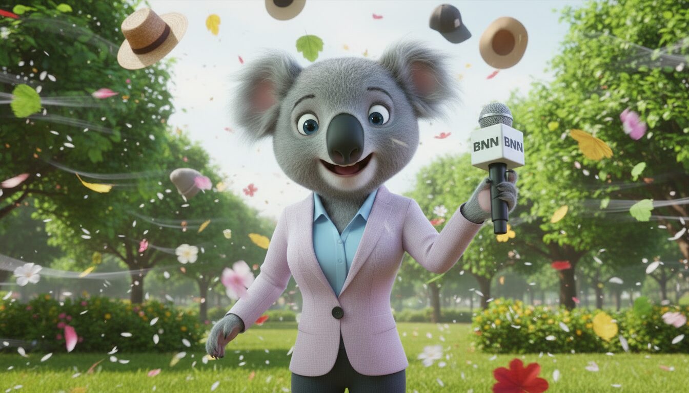 Windy Day Sends Hats Flying… and Seeds Too