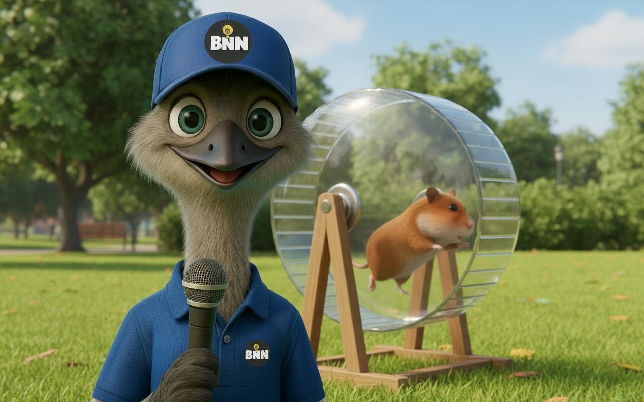 Hamster Goes Round in Circles, Still Wins on Points